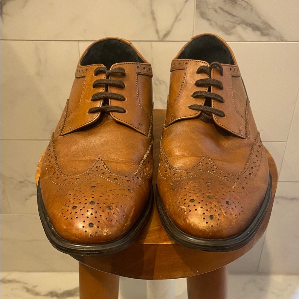Gordon Rush Tan Leather Oxfords